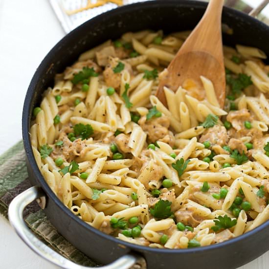 Cheesy Tuna Pasta