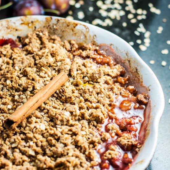Peach Plum Crisp