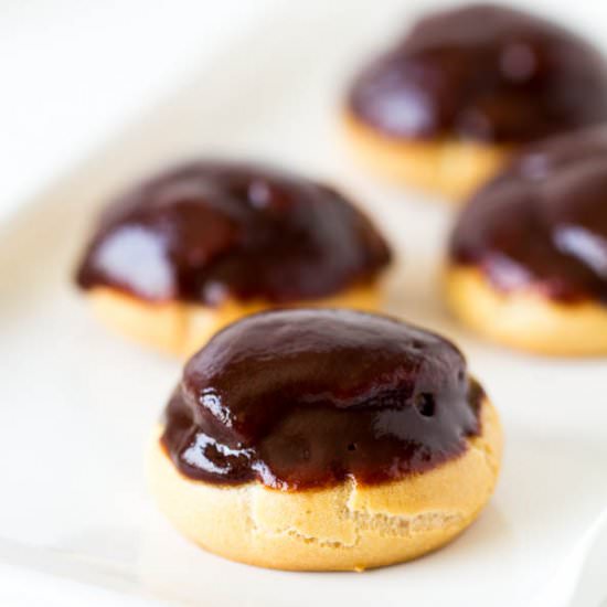 Double Chocolate Profiteroles