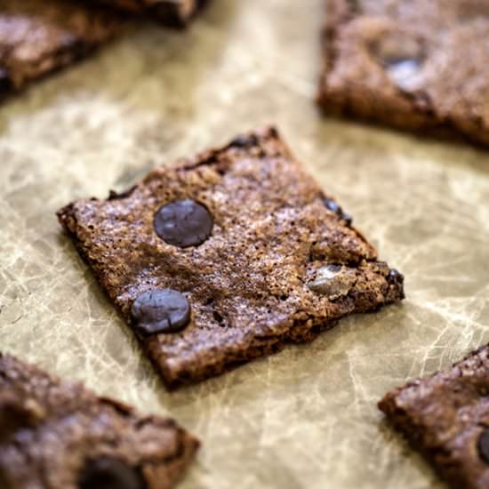 Vegan Brownie Crisps