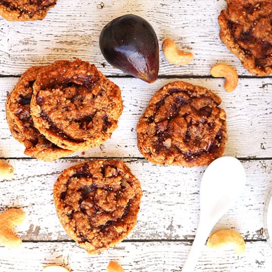 Cashew, Fig and Orange Cookies