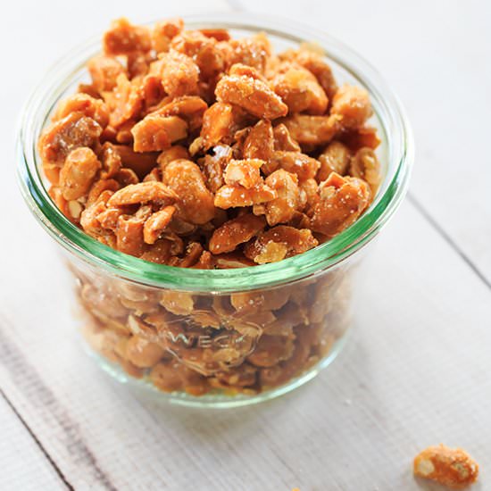 Spicy Honey Roasted Peanuts