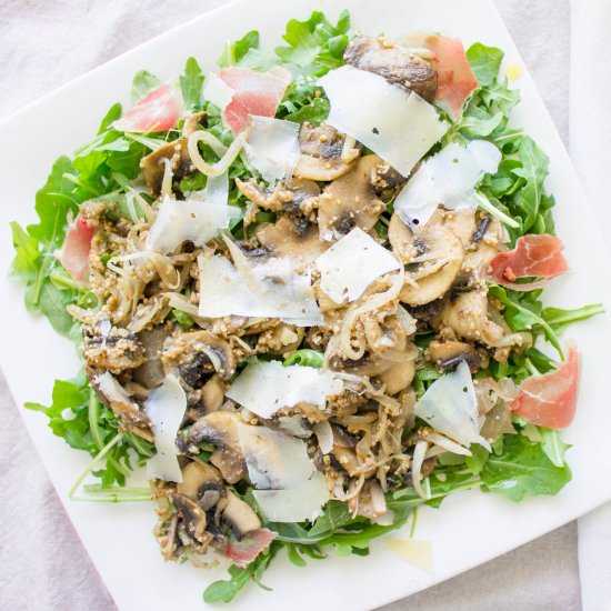 Warm Mushroom Salad