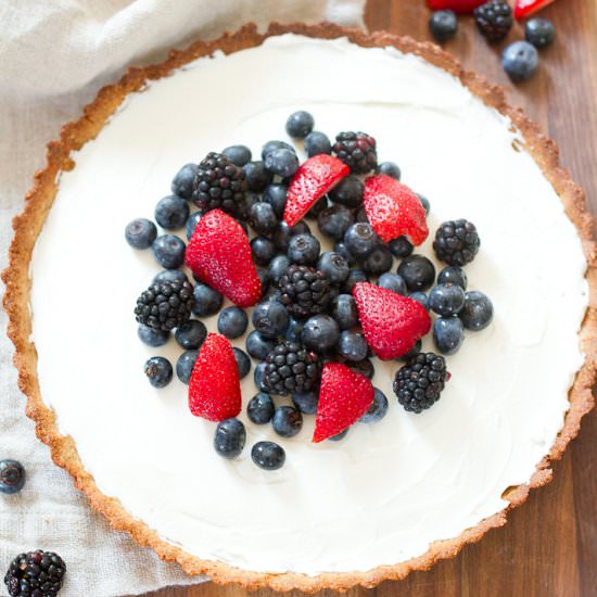 Healthy Greek Yogurt Tart