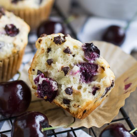 Cherry Chocolate Chip Muffins