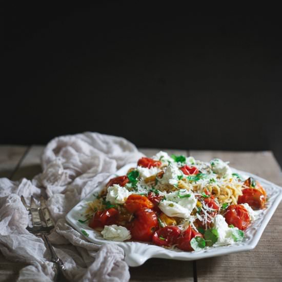 Pasta Checca with Burrata