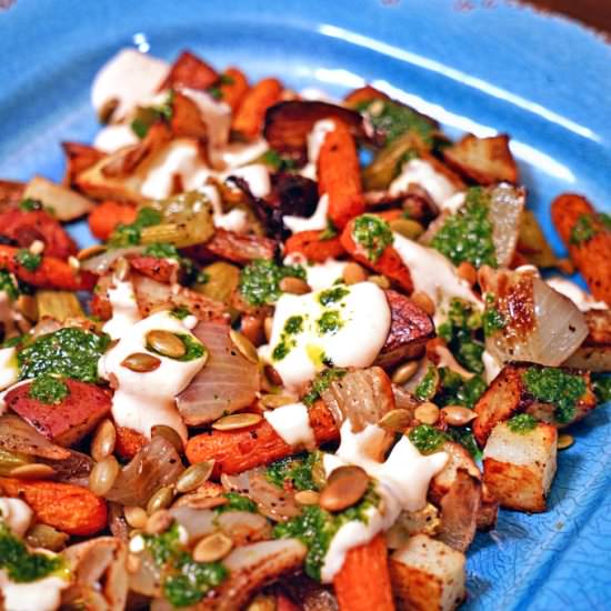 Roasted Vegetables with Chile