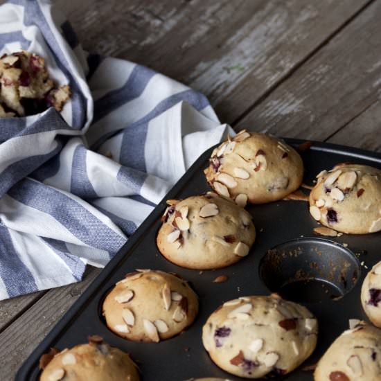 Chocolate Chunk Cherry Muffins