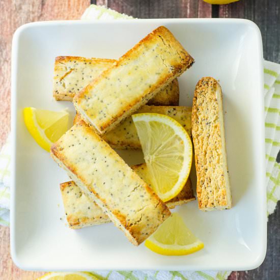 Lemon Poppy Seed Biscotti