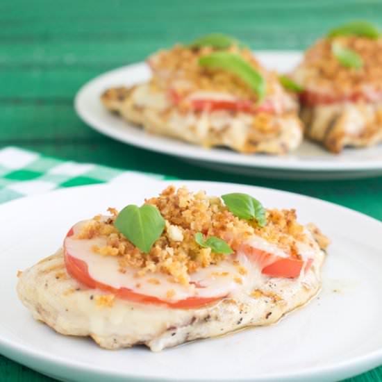 Grilled Chicken Parmesan