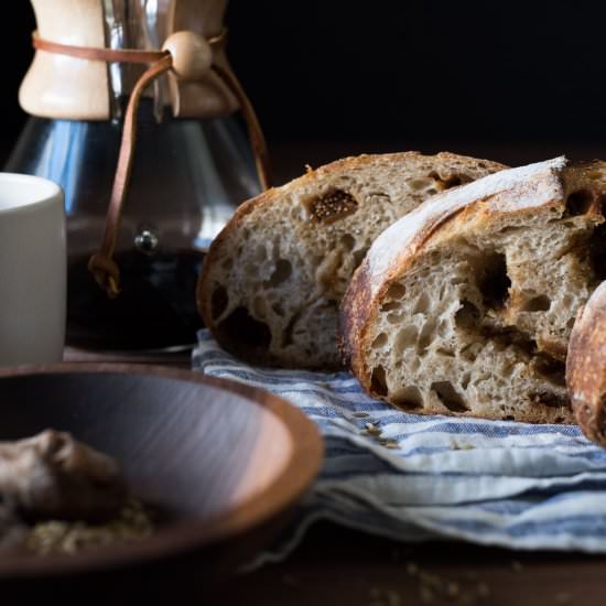 Fig and Fennel Sourdough