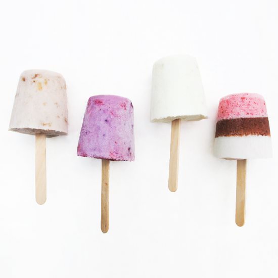 Ice pops, 4 ways