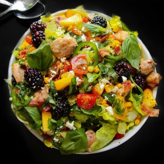 Summer Herb Chicken Chopped Salad