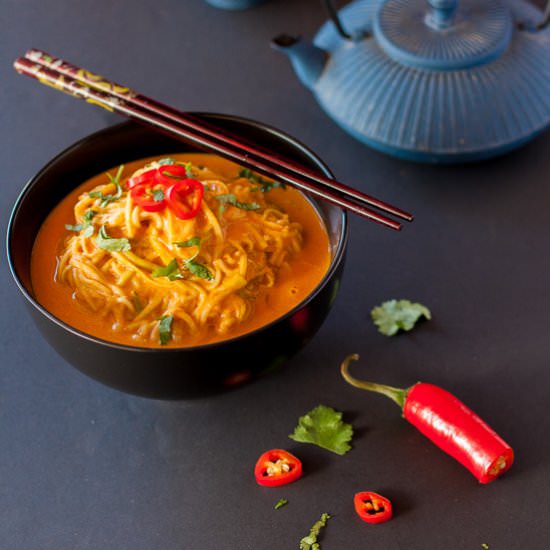 Satay Pumpkin Zoodles