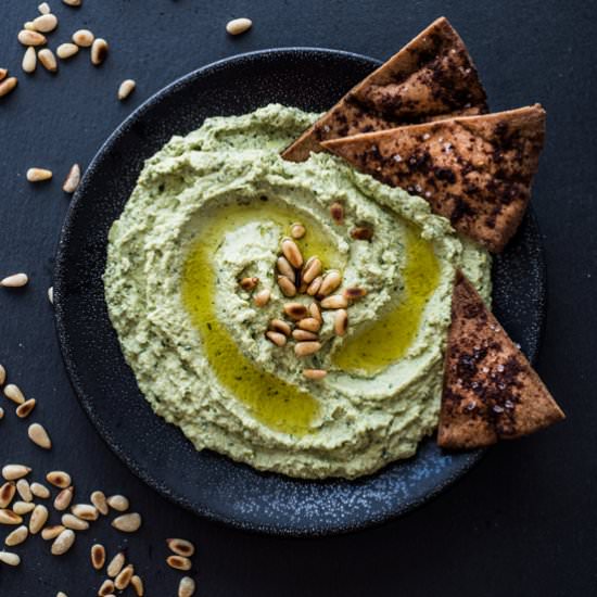 Super Green Goddess Hummus