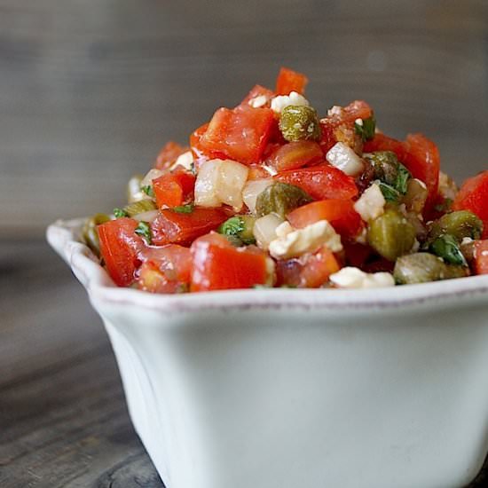 Summer Tomato & Feta Salsa