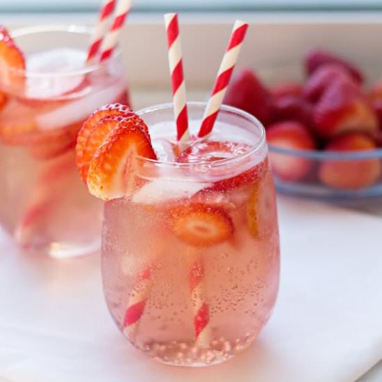 Strawberry Rosé Sangria