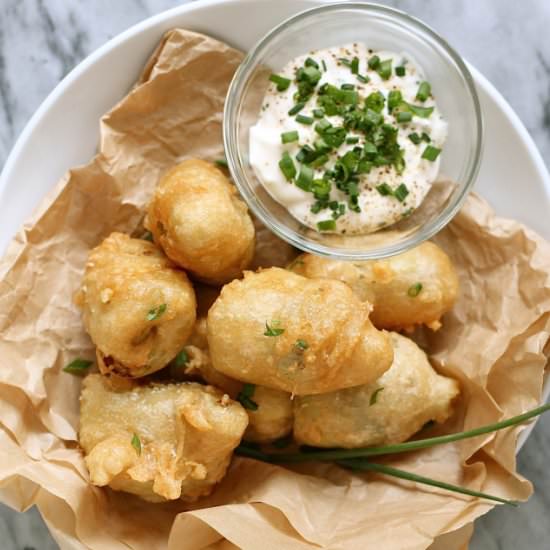 beer battered artichoke hearts