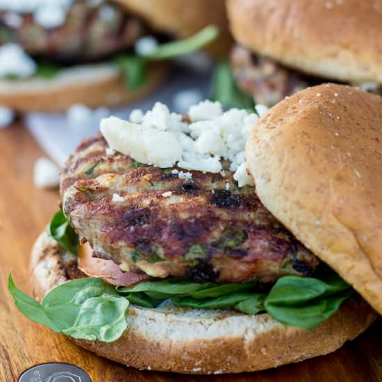 Mediterranean Turkey Burgers