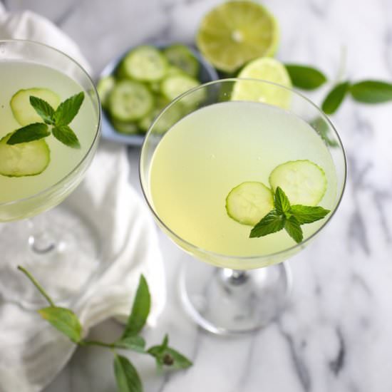 Cucumber-Mint Gimlet