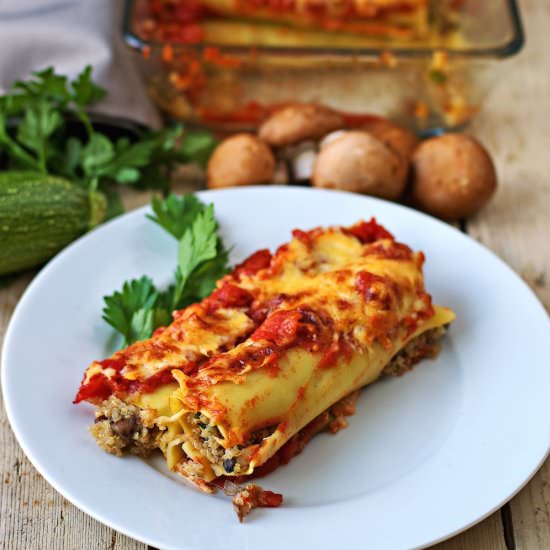 Quinoa Cannelloni