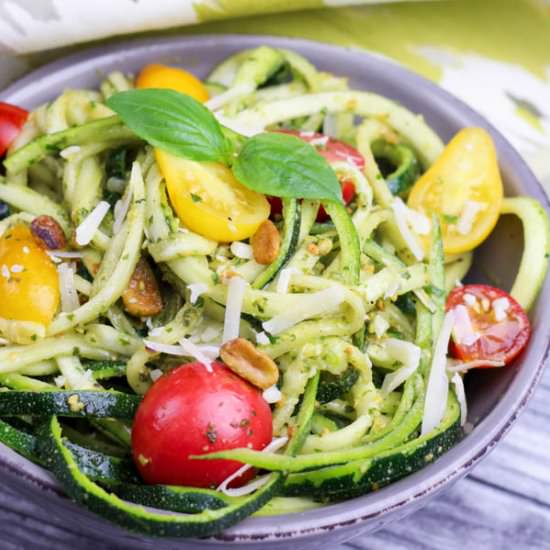 Pistachio Pesto Zoodles