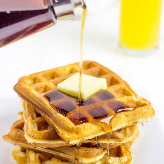 Fluffy Buttermilk Waffles