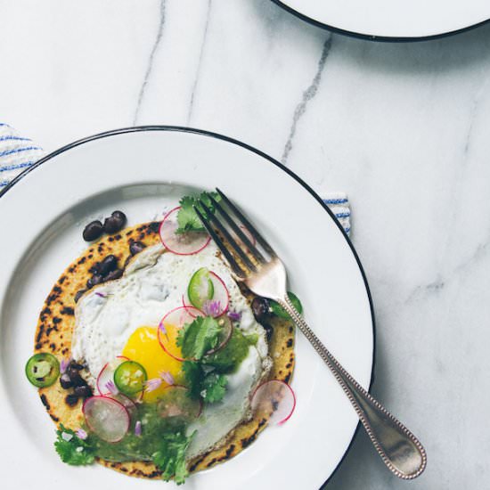 Huevos Rancheros with Salsa Verde