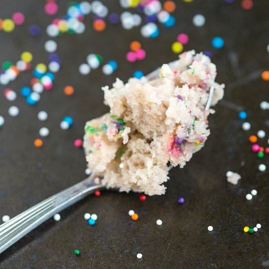 Healthy 1 Minute Vanilla Cake