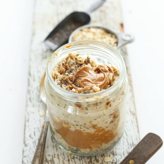 Peanut Butter Overnight Oats