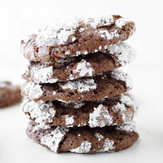 Chocolate Crackle Cookies