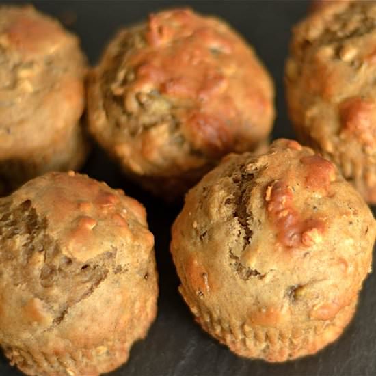 Peanut Butter & Honey Banana Muffin