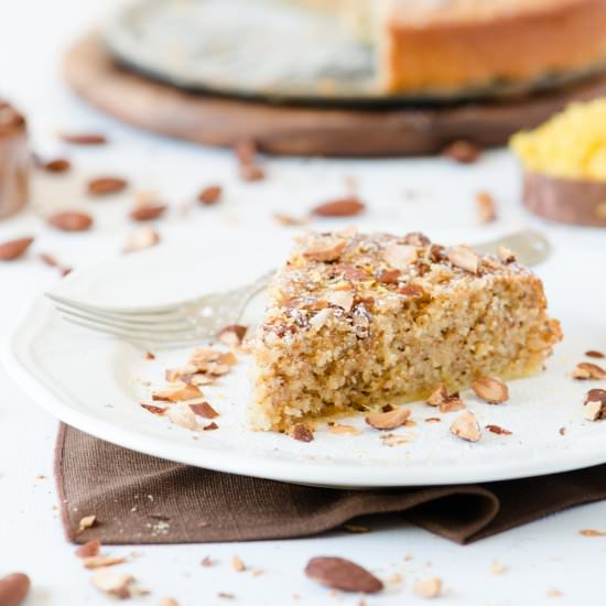 Flourless Lemon Ricotta Almond Cake