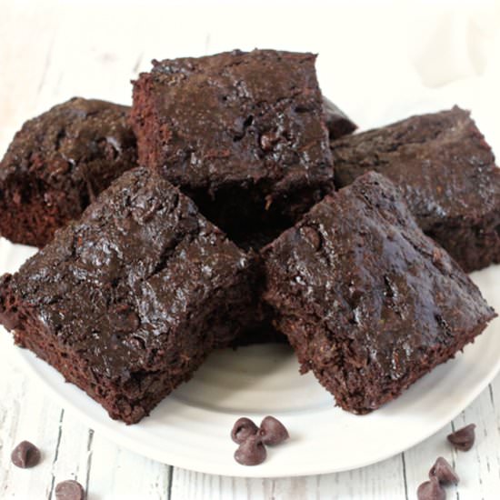 Chocolate Chip Zucchini Brownies