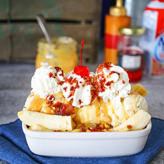 Bacon Banana Split