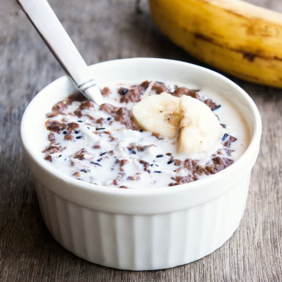 Chocolate Banana Oatmeal