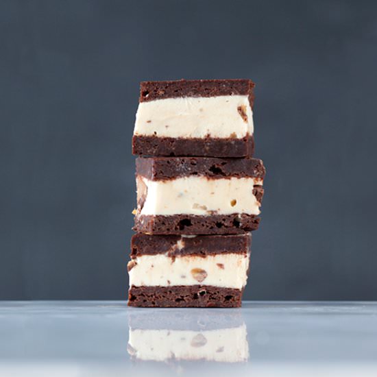 Brownie Ice Cream Sandwiches