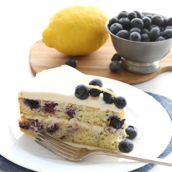 Blueberry Zucchini Cake