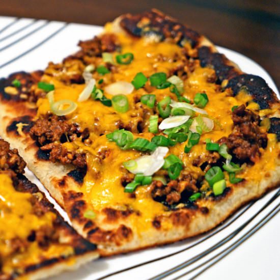 Chipotle Cheeseburger Flatbread