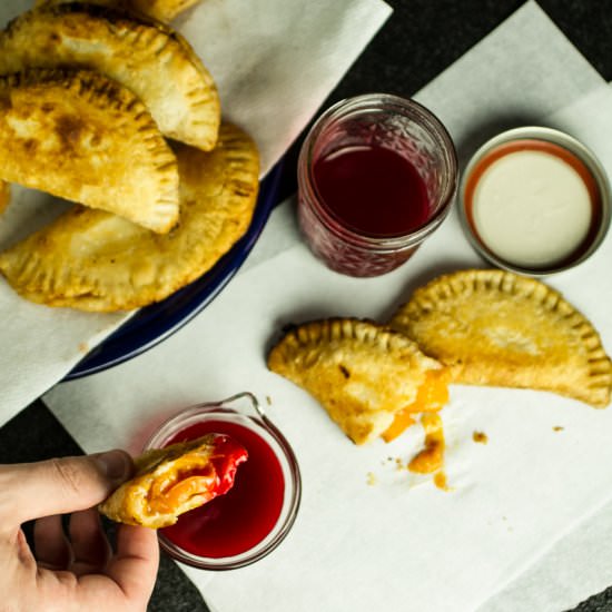 Peach Melba Fried Pies