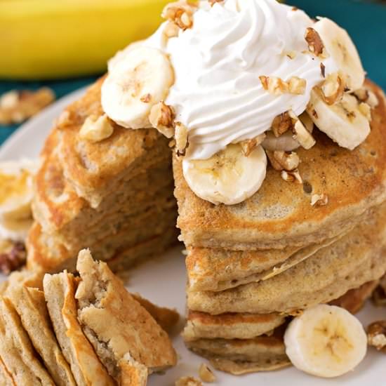 Buttermilk Banana Bread Pancakes