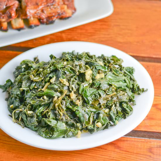 Kale with Garlic and Lemon