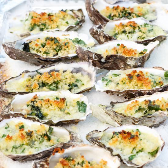 Oysters Rockefeller