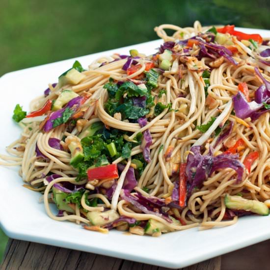 Asian Inspired Noodle Salad
