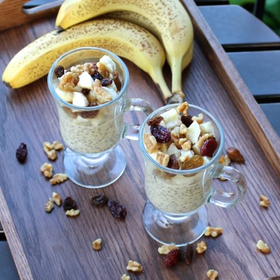 Vegan Peanut Butter Overnight Oats