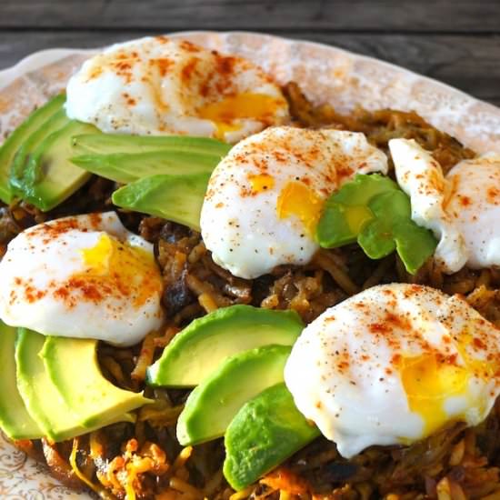 Double Hatch Chile Hash Browns