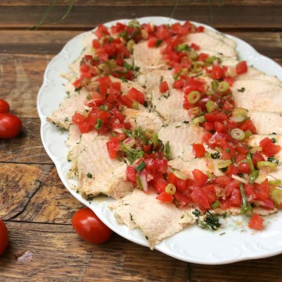 Herby Turkey and Tomato Vinaigrette
