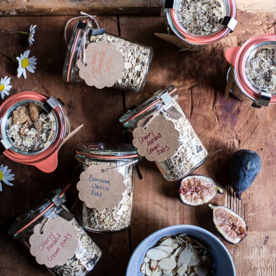 Homemade Instant Oatmeal 5 Ways