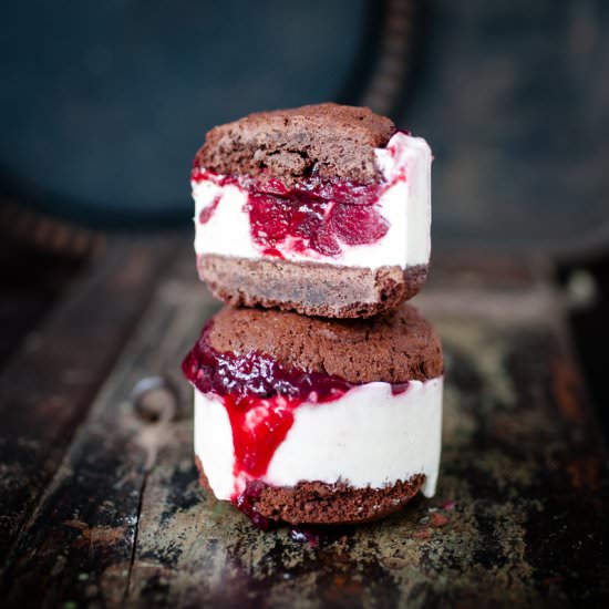 Black Forest Ice Sandwich