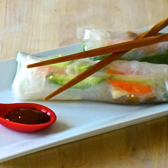 Gỏi cuốn chay (Summer Rolls)
